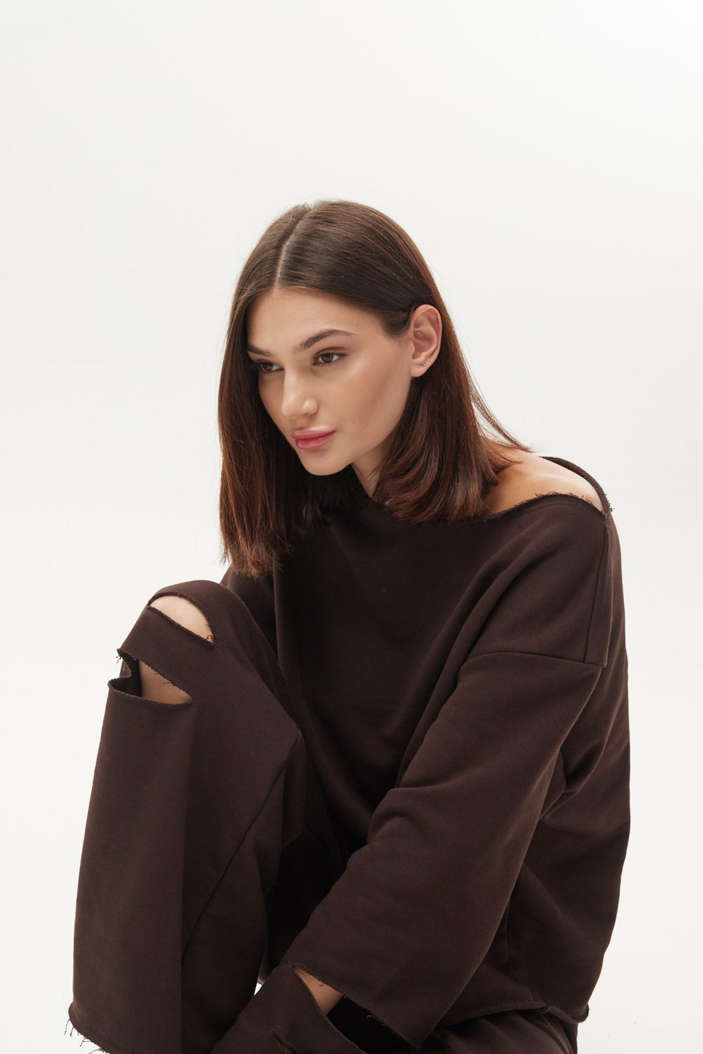 Трикотажний сет світшот та брюки, 5 кольорів BRU