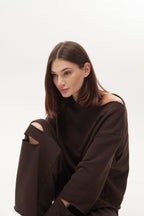 Трикотажний сет світшот та брюки, 5 кольорів BRU