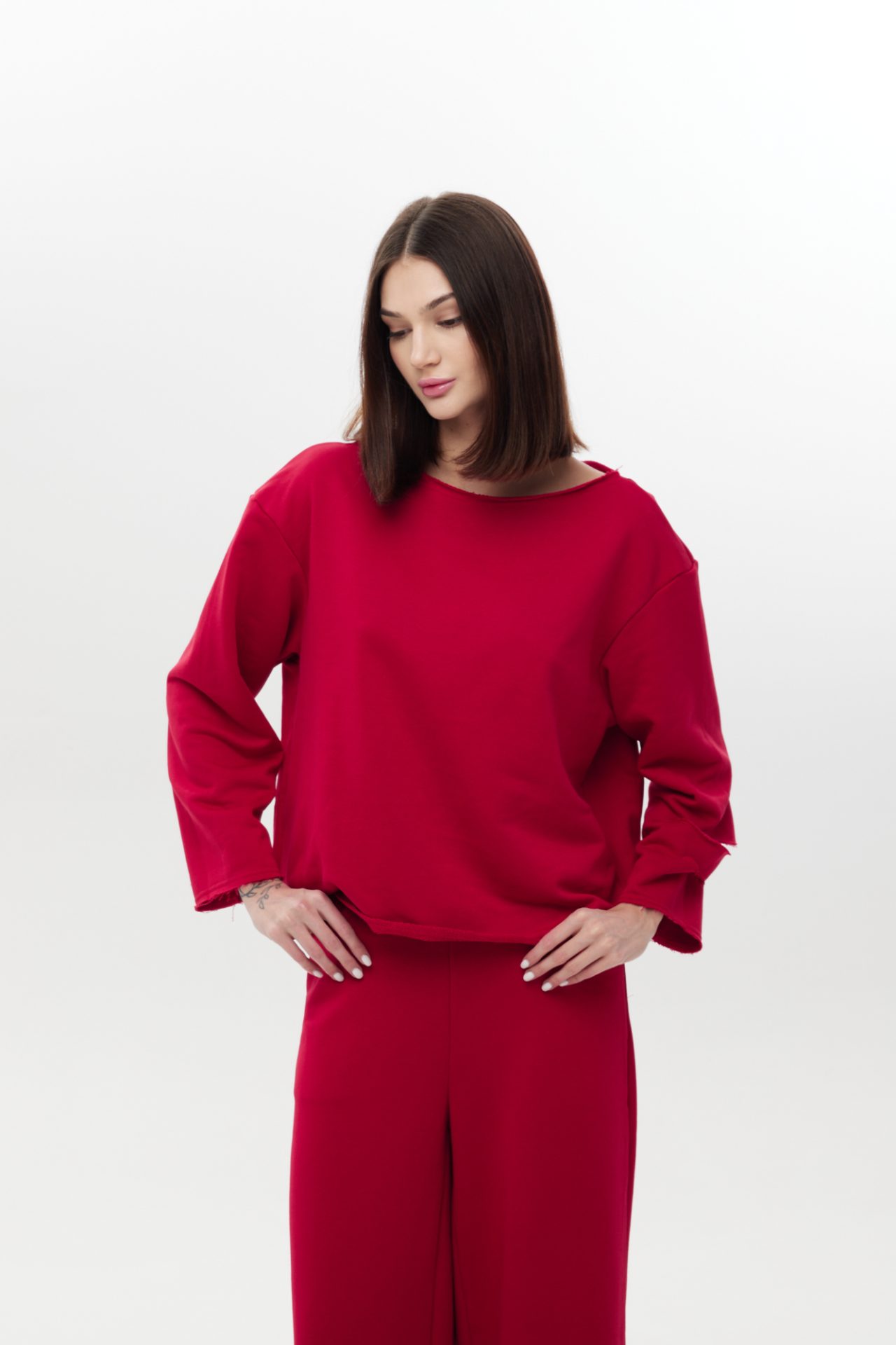 Трикотажний сет світшот та брюки, 5 кольорів BRU