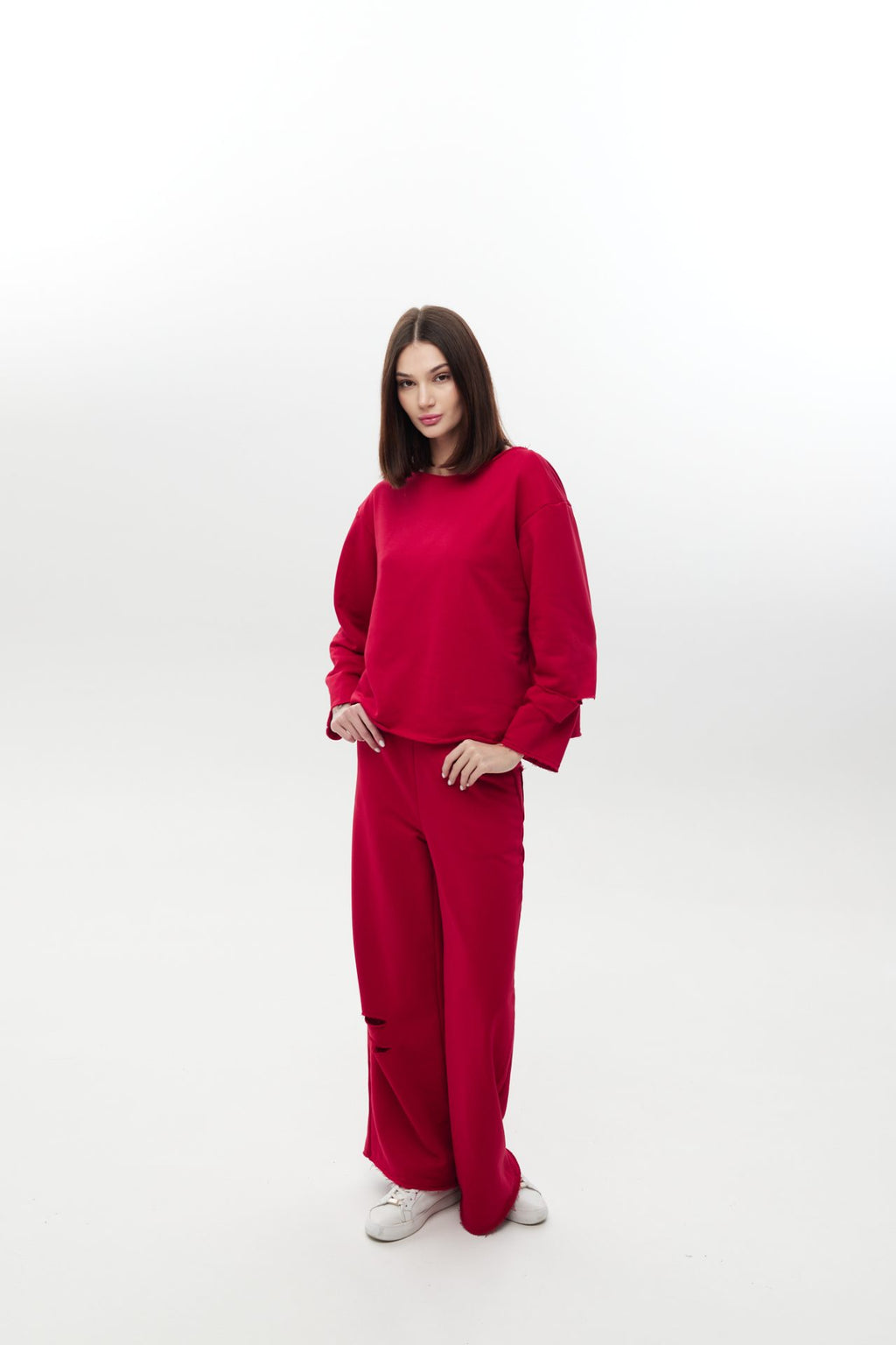 Трикотажний сет світшот та брюки, 5 кольорів BRU