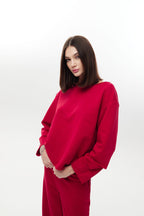 Світшот з розрізами на рукаві BRU