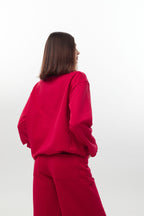 Світшот з розрізами на рукаві BRU