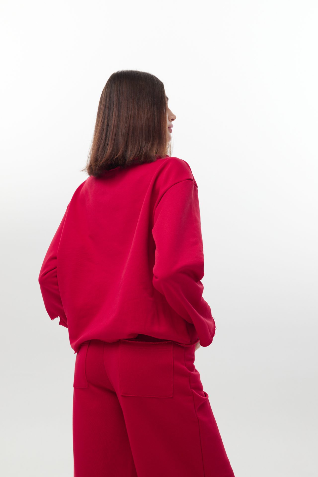 Світшот з розрізами на рукаві BRU