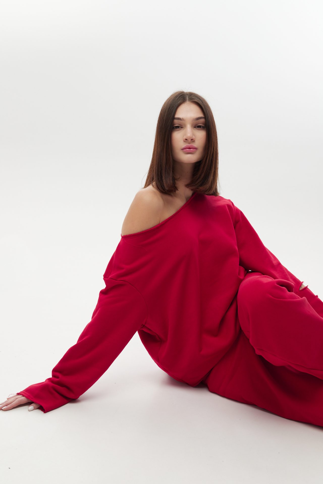 Трикотажний сет світшот та брюки, 5 кольорів BRU