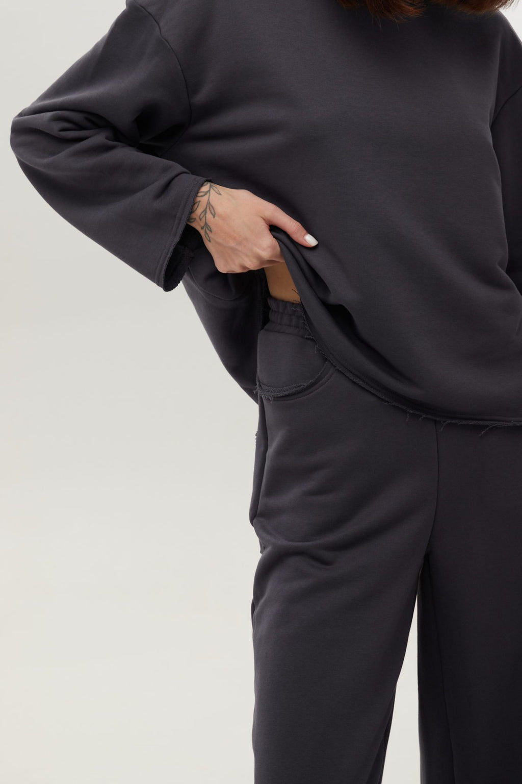 Трикотажний сет світшот та брюки, 5 кольорів BRU