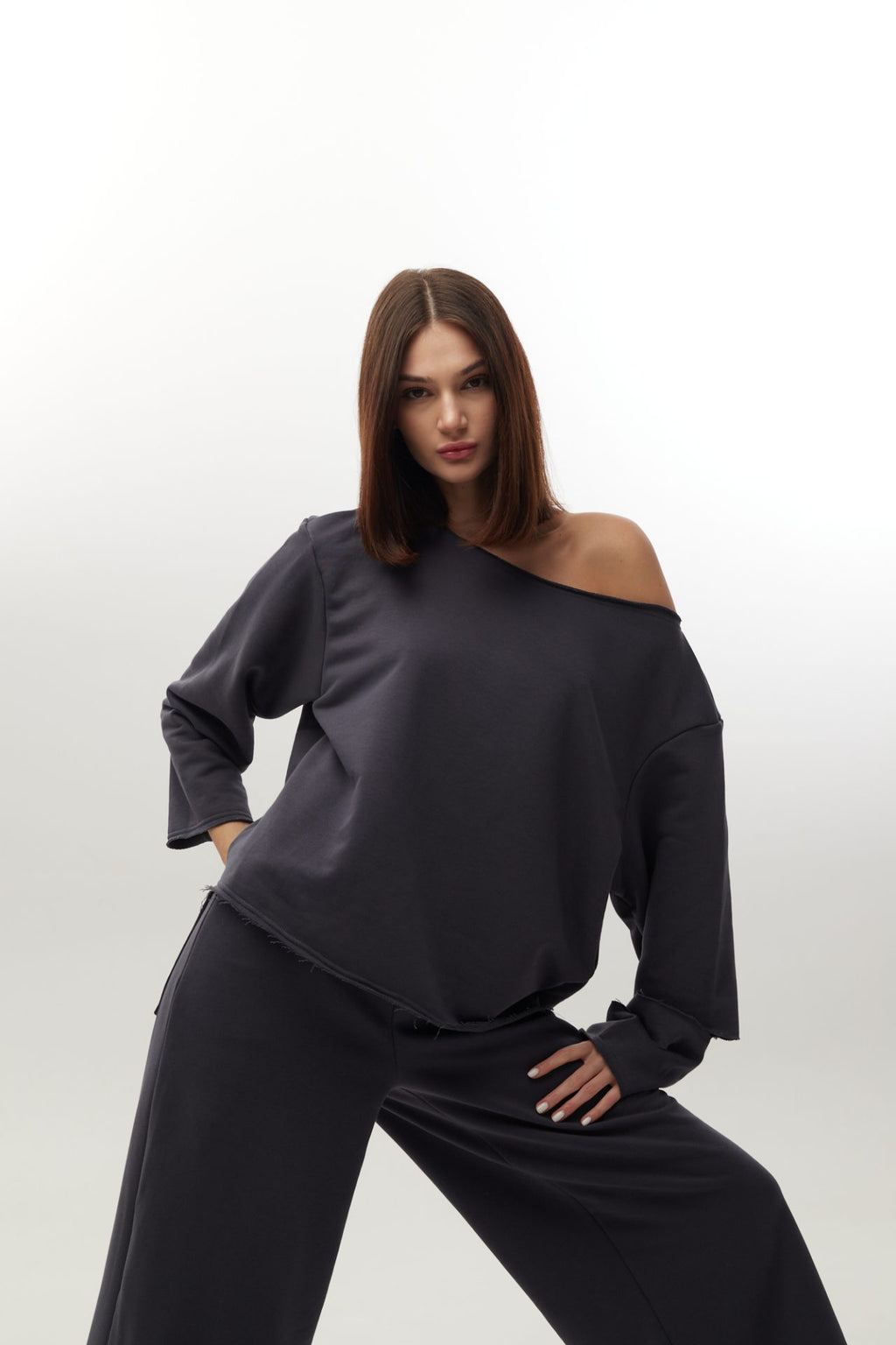 Трикотажний сет світшот та брюки, 5 кольорів BRU