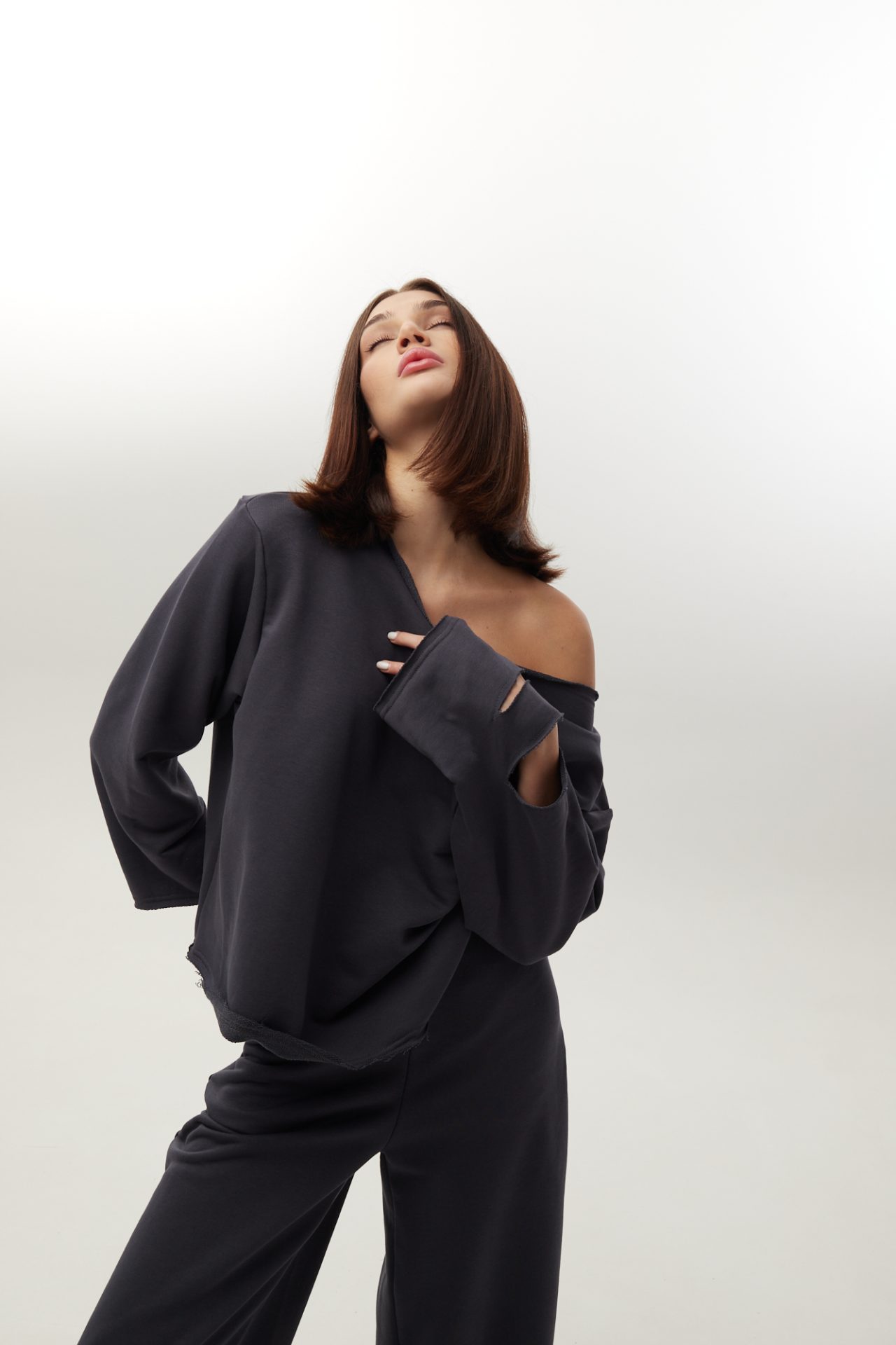 Трикотажний сет світшот та брюки, 5 кольорів BRU