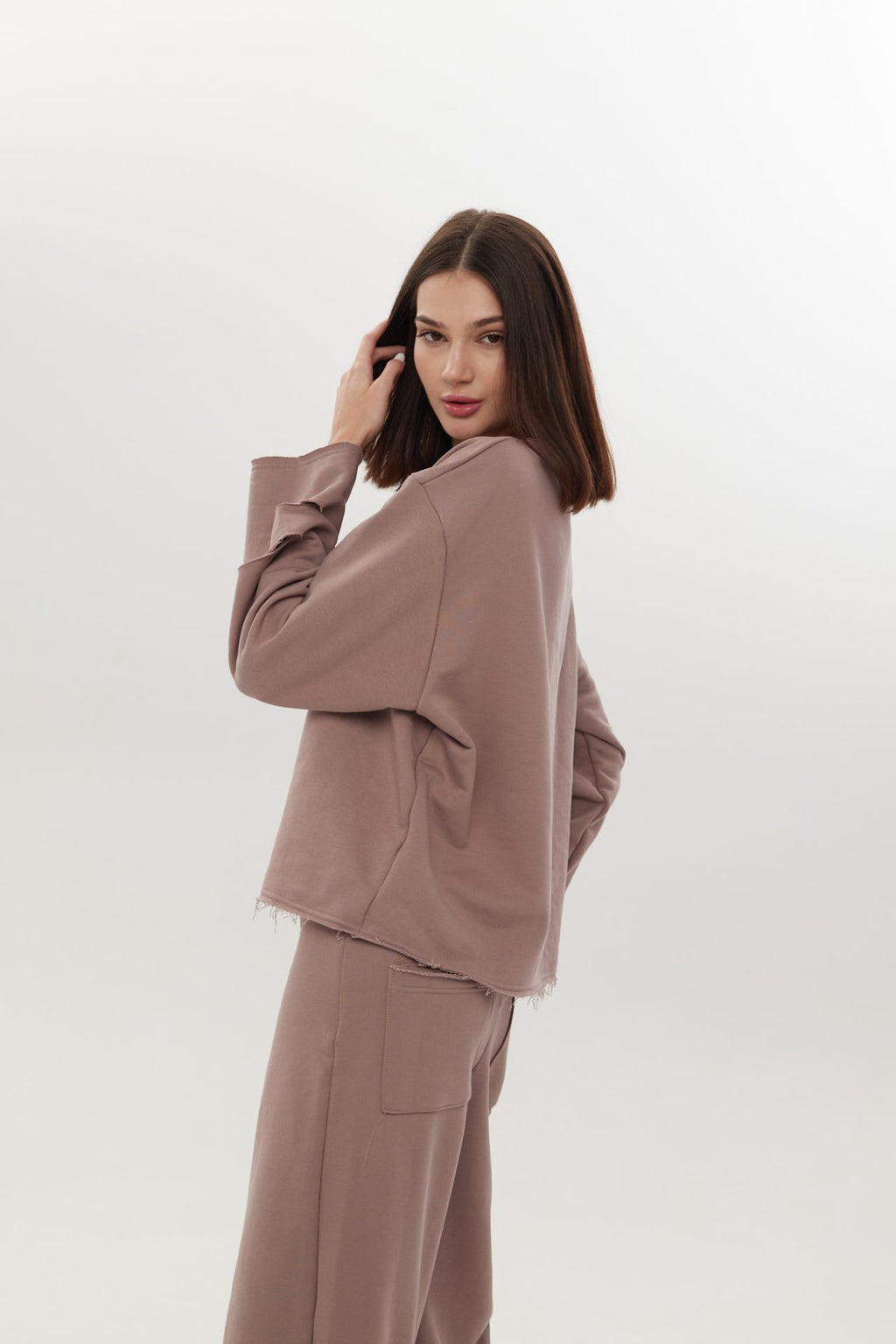 Трикотажний сет світшот та брюки, 5 кольорів BRU