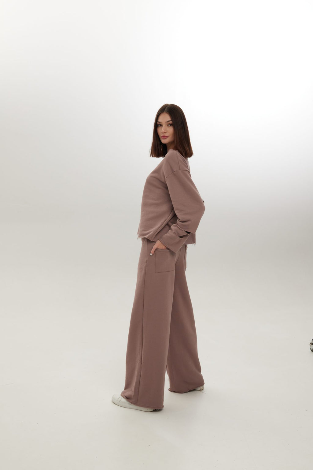 Трикотажний сет світшот та брюки, 5 кольорів BRU