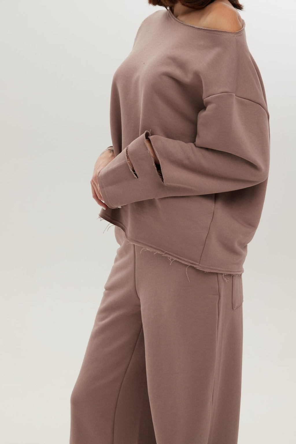 Трикотажний сет світшот та брюки, 5 кольорів BRU