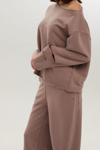 Трикотажний сет світшот та брюки, 5 кольорів BRU