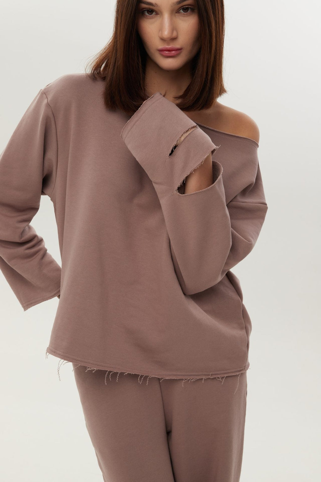 Трикотажний сет світшот та брюки, 5 кольорів BRU