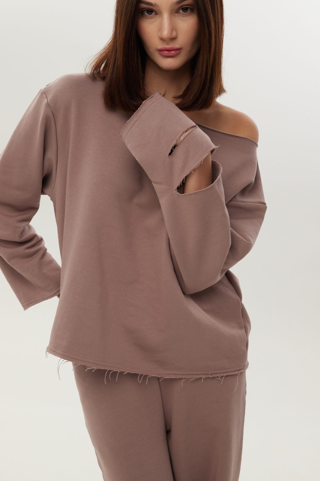 Трикотажний сет світшот та брюки, 5 кольорів BRU