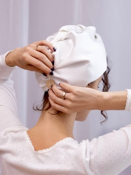 Тюрбан для густого та/або довгого волосся шовк Mulberry, кольори, 30 момі від Podobed