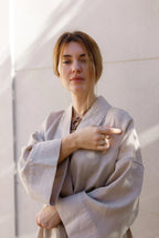 Халат жіночий з льону «VIL’NA» SAVE yourself