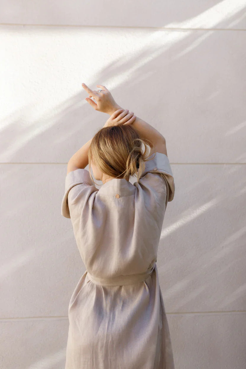 Халат жіночий з льону «VIL’NA» SAVE yourself