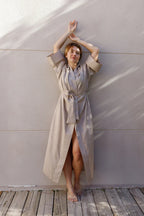 Халат жіночий з льону «VIL’NA» SAVE yourself