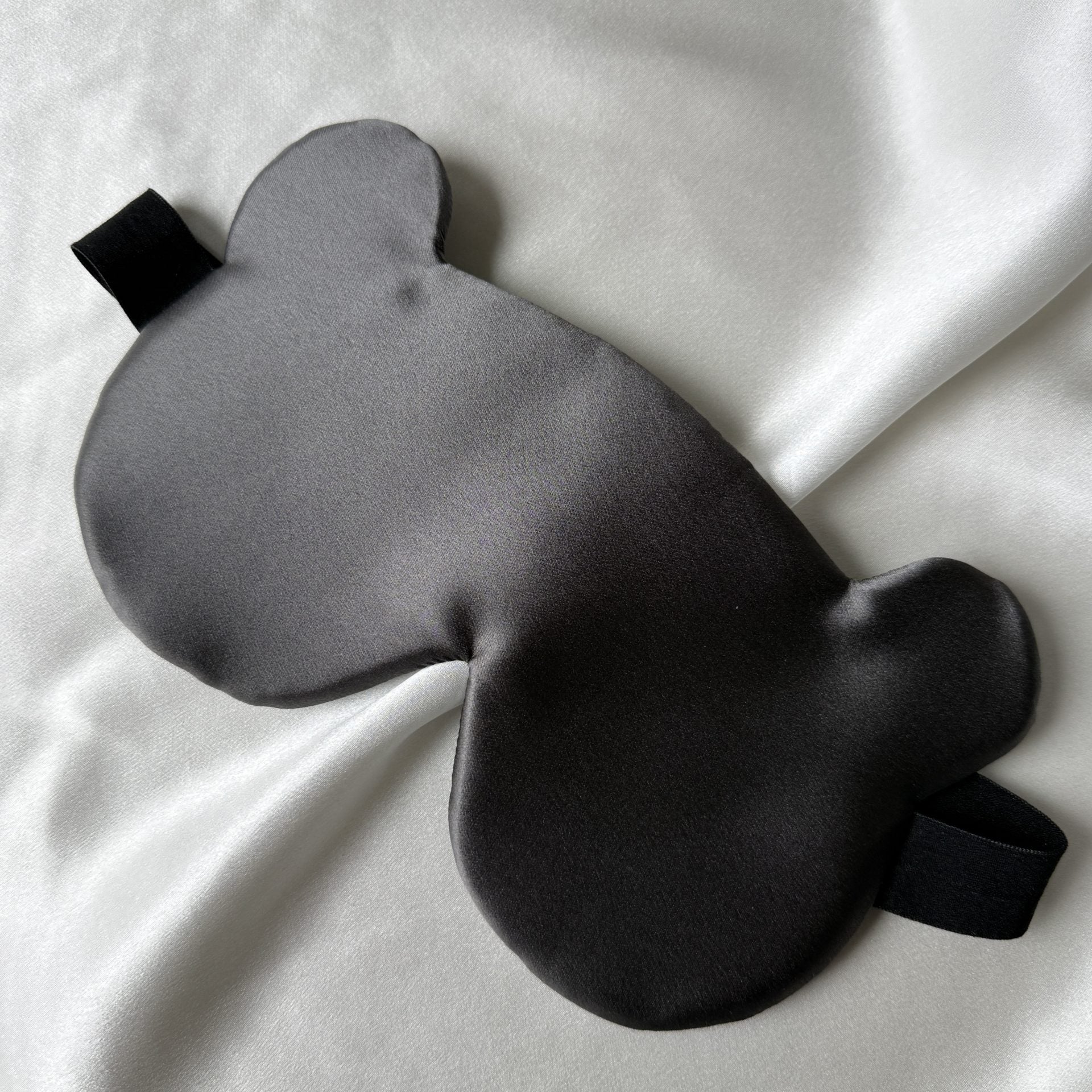 Шовкова маска для сну "Ведмедик" — 100% натуральний шовк 19 момі від Podobed Studio