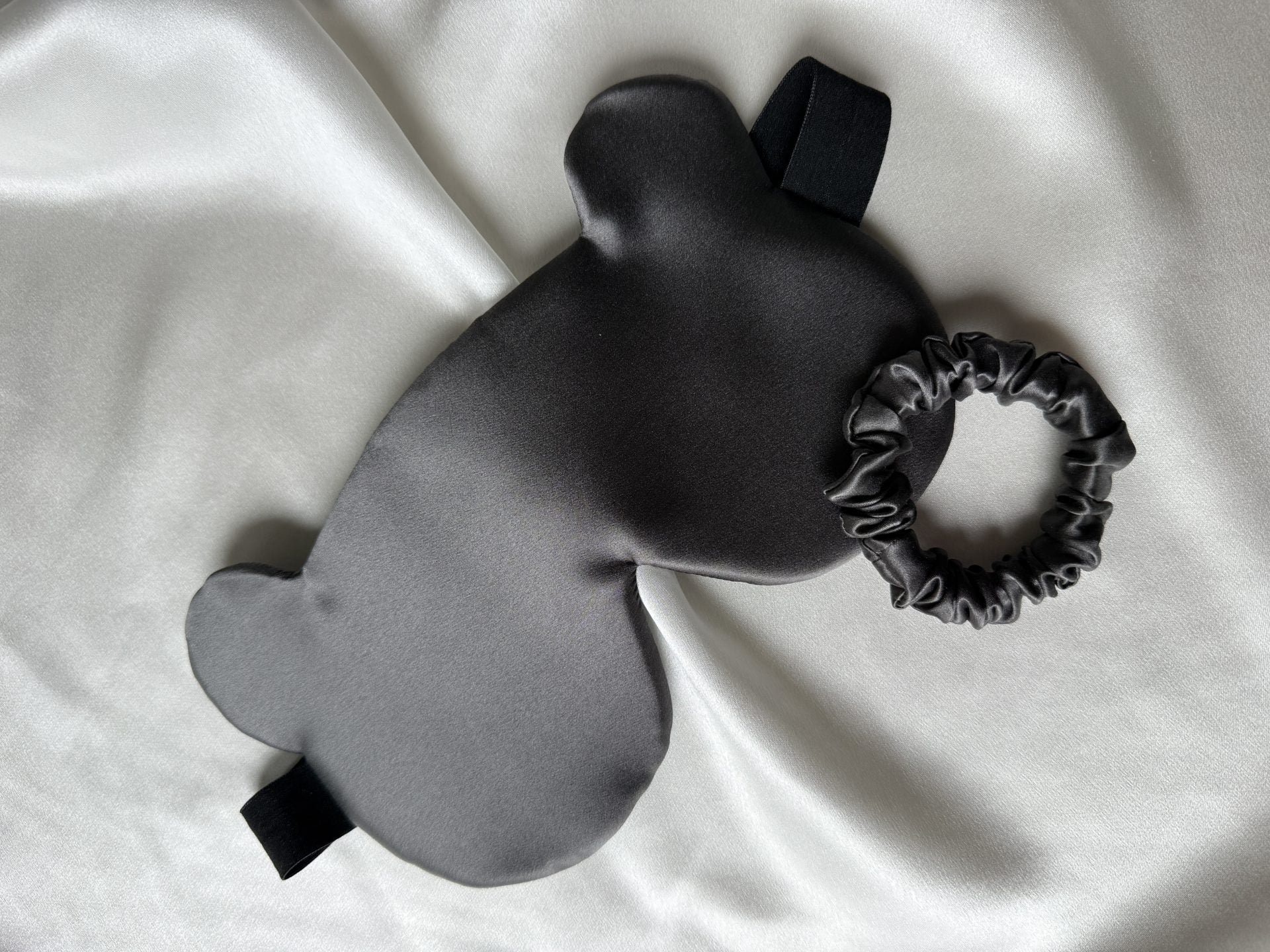 Шовкова маска для сну "Ведмедик" — 100% натуральний шовк 19 момі від Podobed Studio