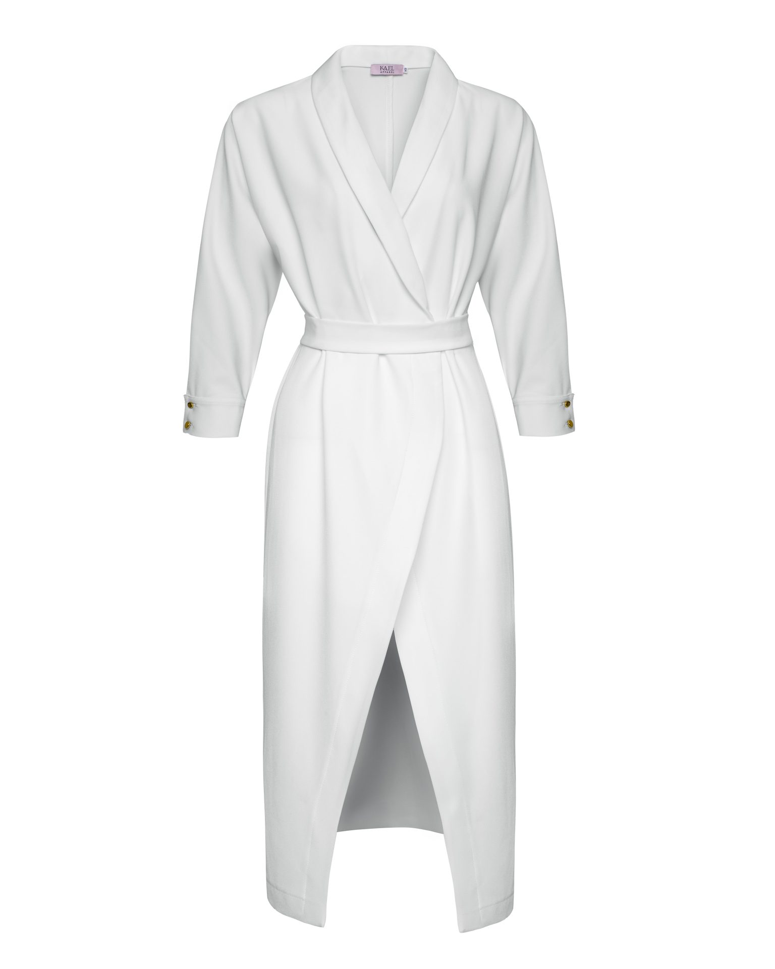 Сукня на запах, молочна KA.EL