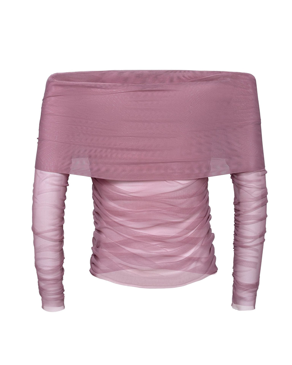 Сітка-топ на плечі, рожева KA.EL