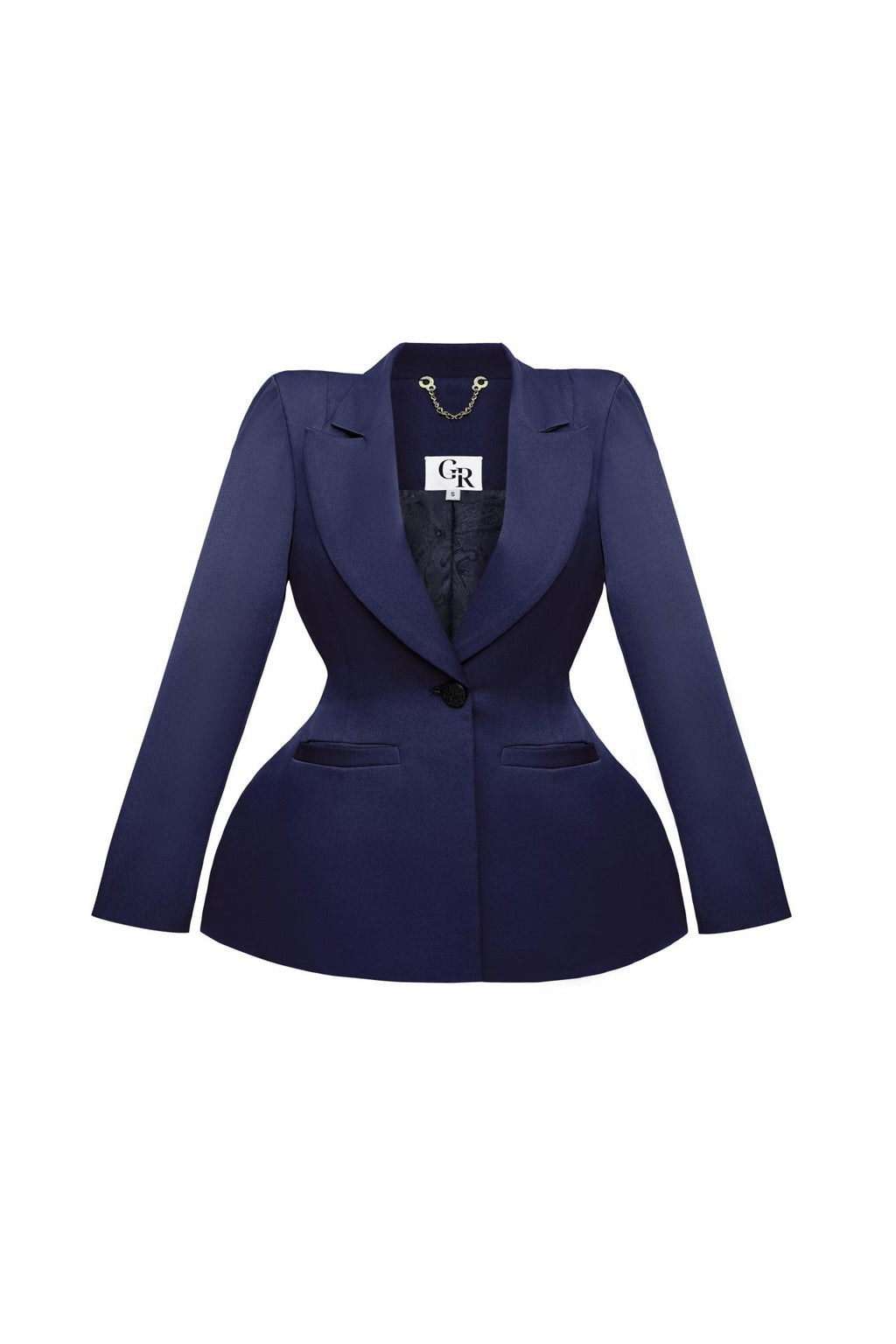 Жакет класичний GoldenRatio, синій