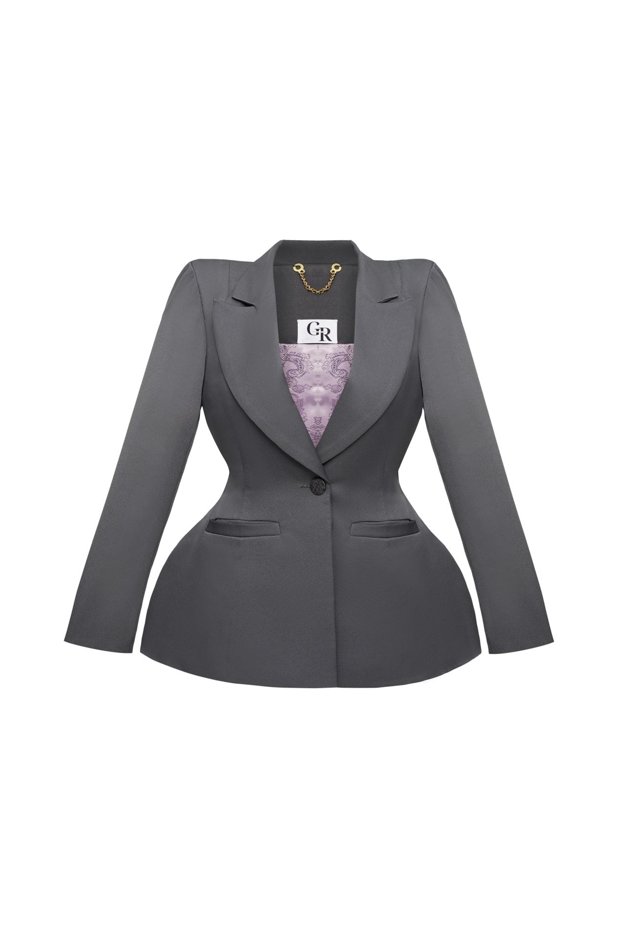 Жакет класичний GoldenRatio, сірий