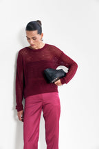 Светр у сіточку із топом-бандо, 3 кольори KA.EL