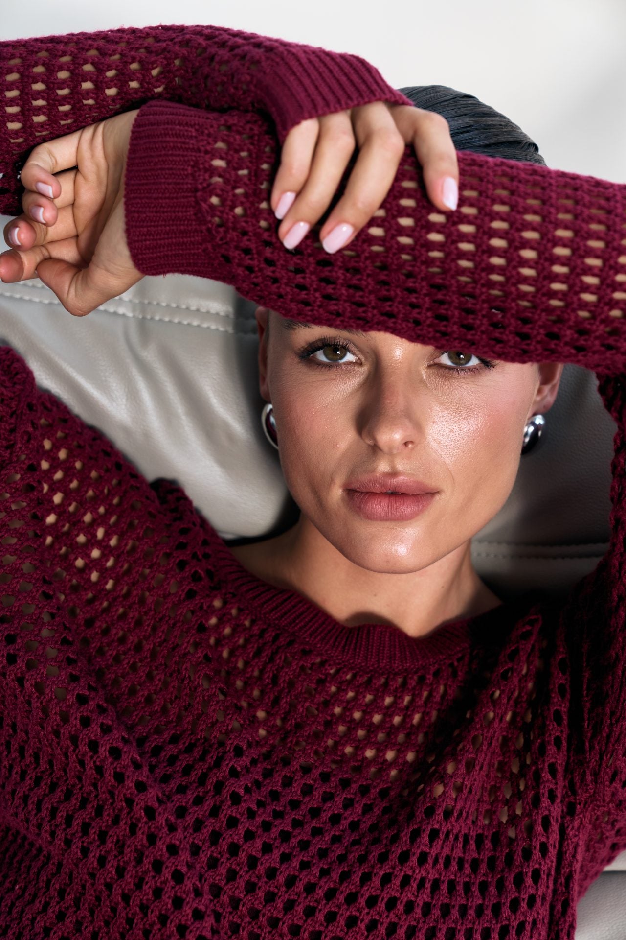 Светр у сіточку із топом-бандо, 3 кольори KA.EL