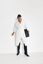 Сукня на запах, молочна KA.EL