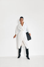 Сукня на запах, молочна KA.EL