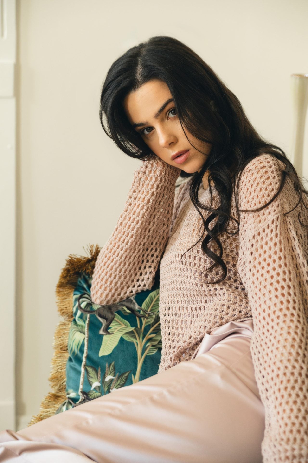 Светр у сіточку із топом-бандо, 3 кольори KA.EL