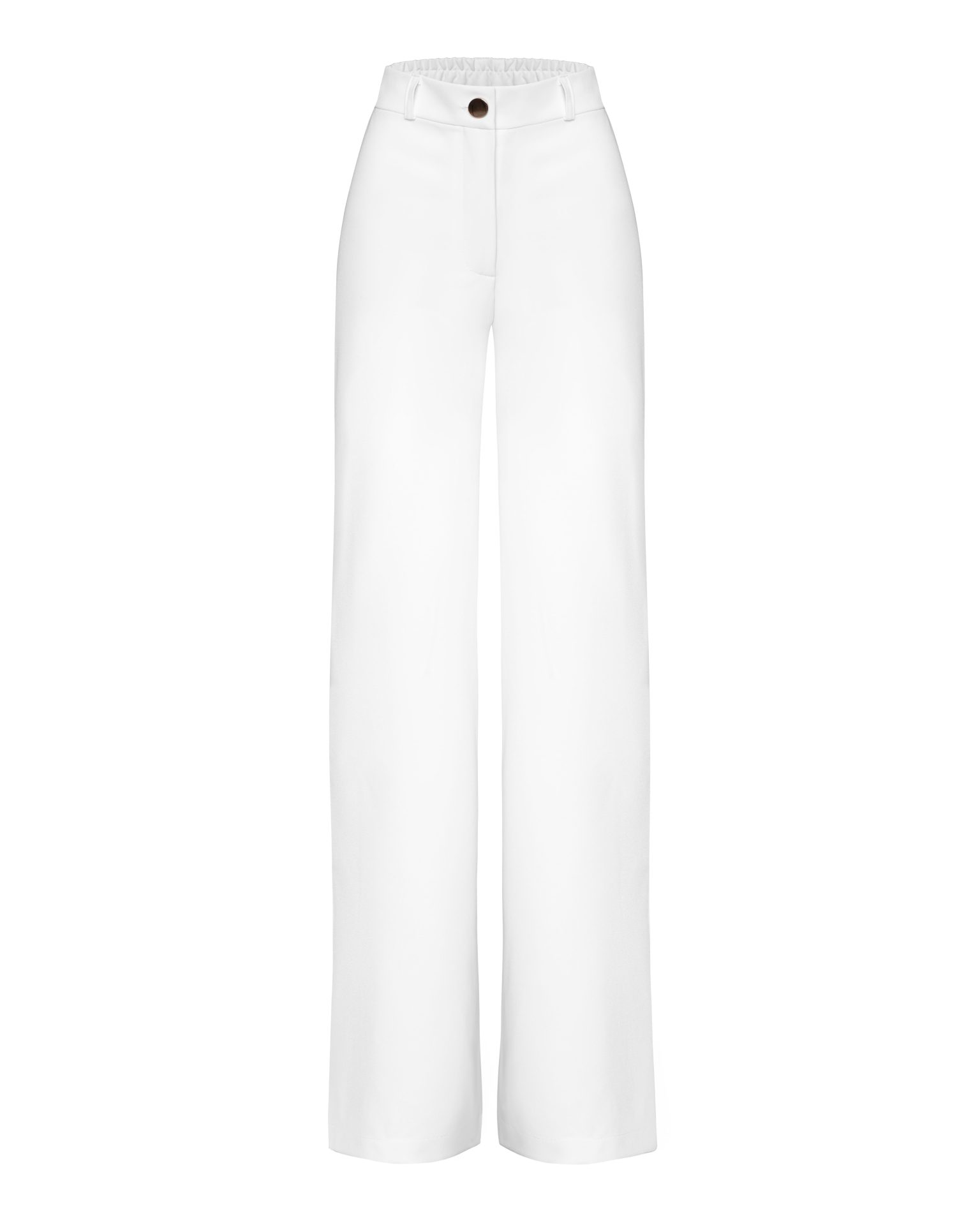 Елегантний костюм із поясом, молочний KA.EL