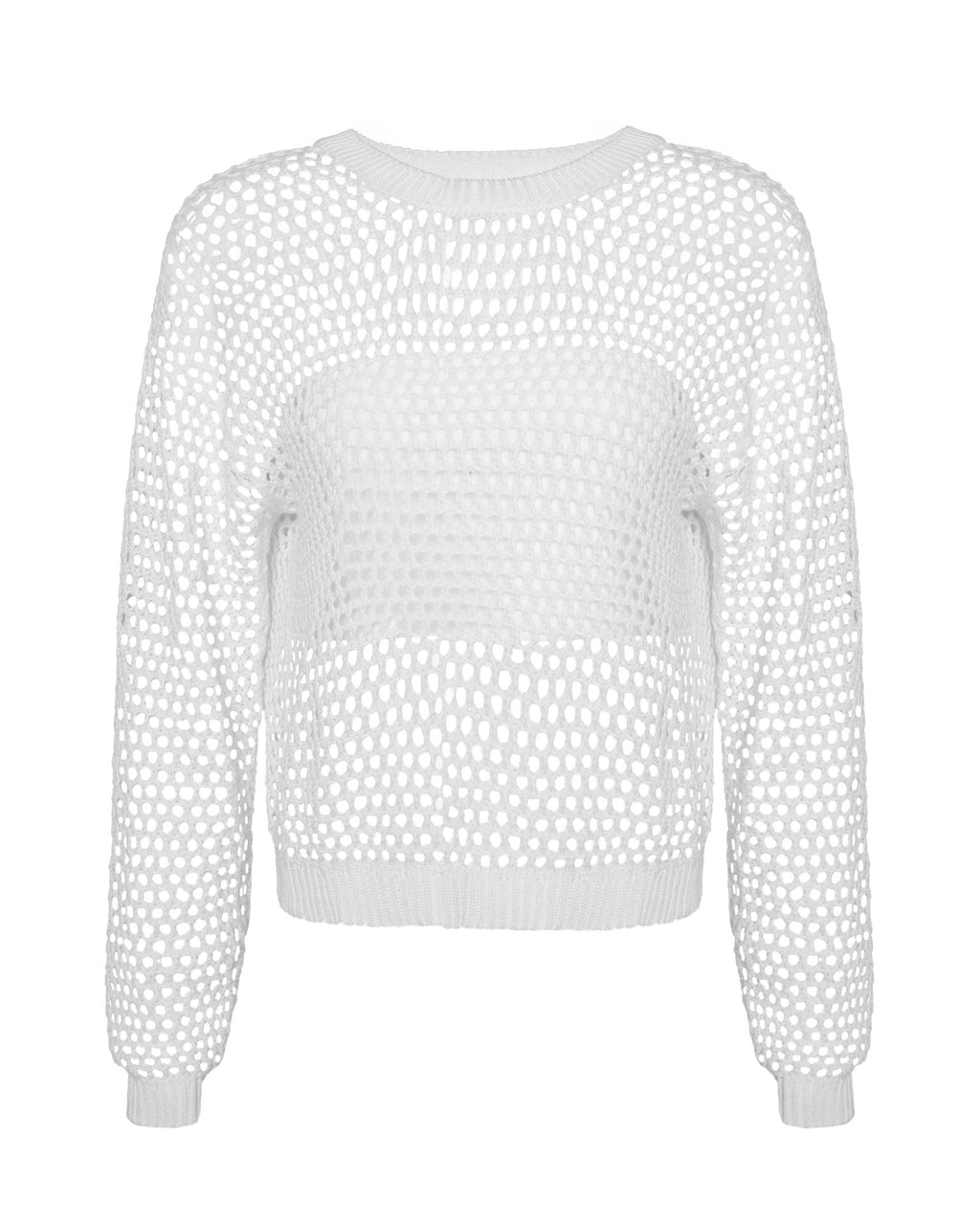 Светр у сіточку із топом-бандо, 3 кольори KA.EL