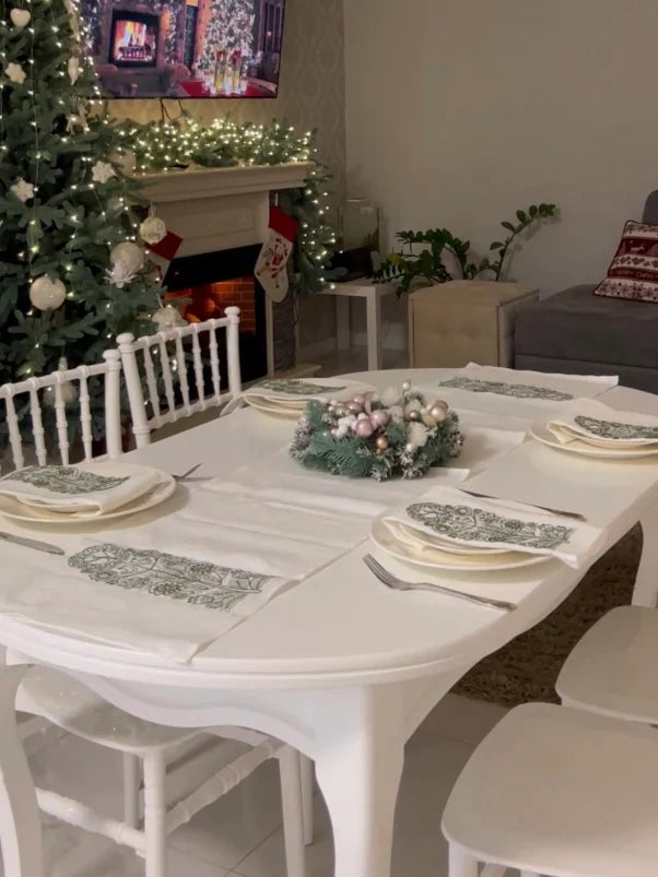 Серветка лляна сервірувальна під тарілку Дерево роду SAVE yourself