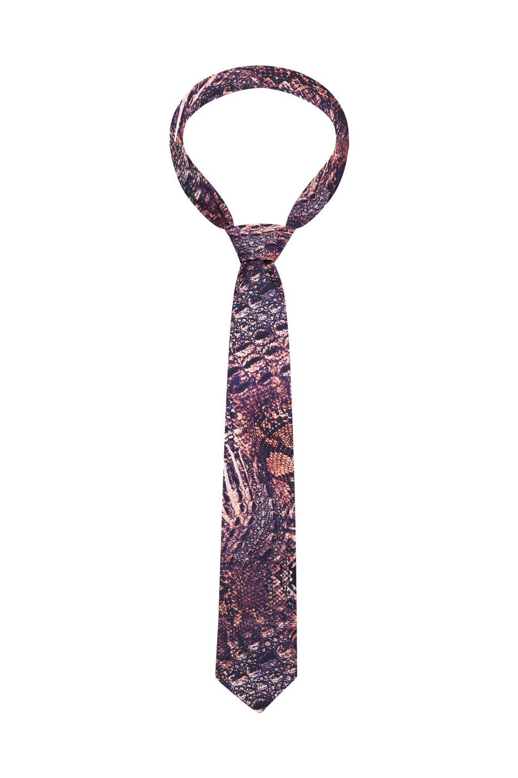 Краватка з анімалістичним принтом, змія BRU