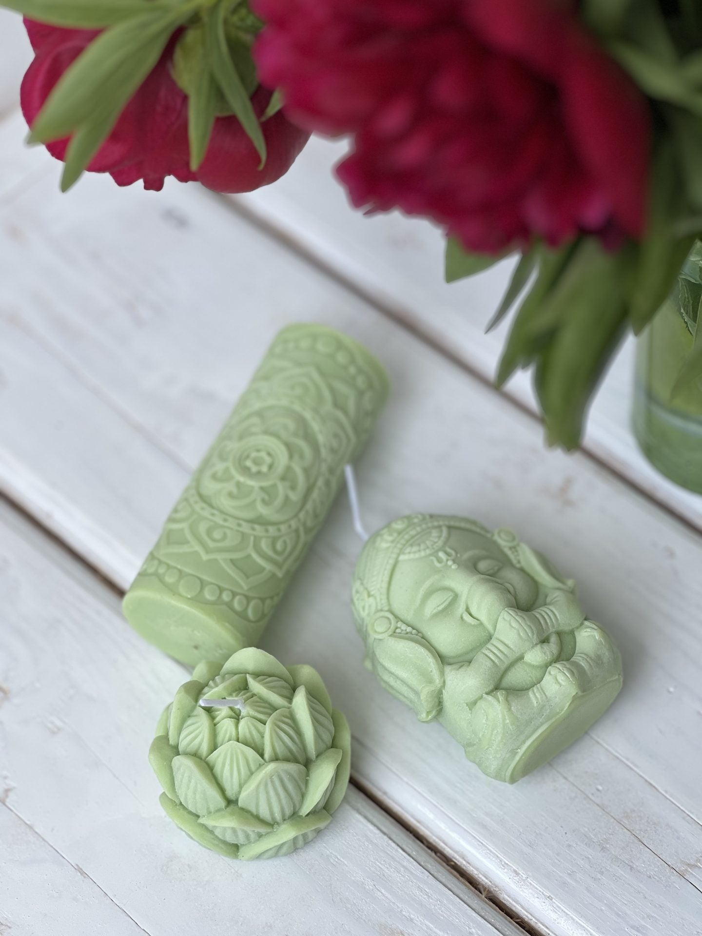 Подарунковий набір свічок (3 штуки) RAO із соєвого воску 355г