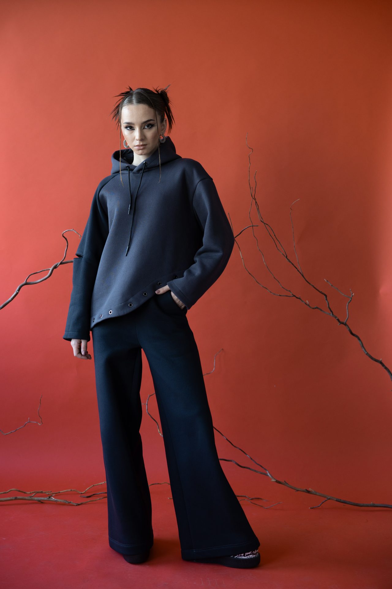 Широкі брюки з утепленням BRU