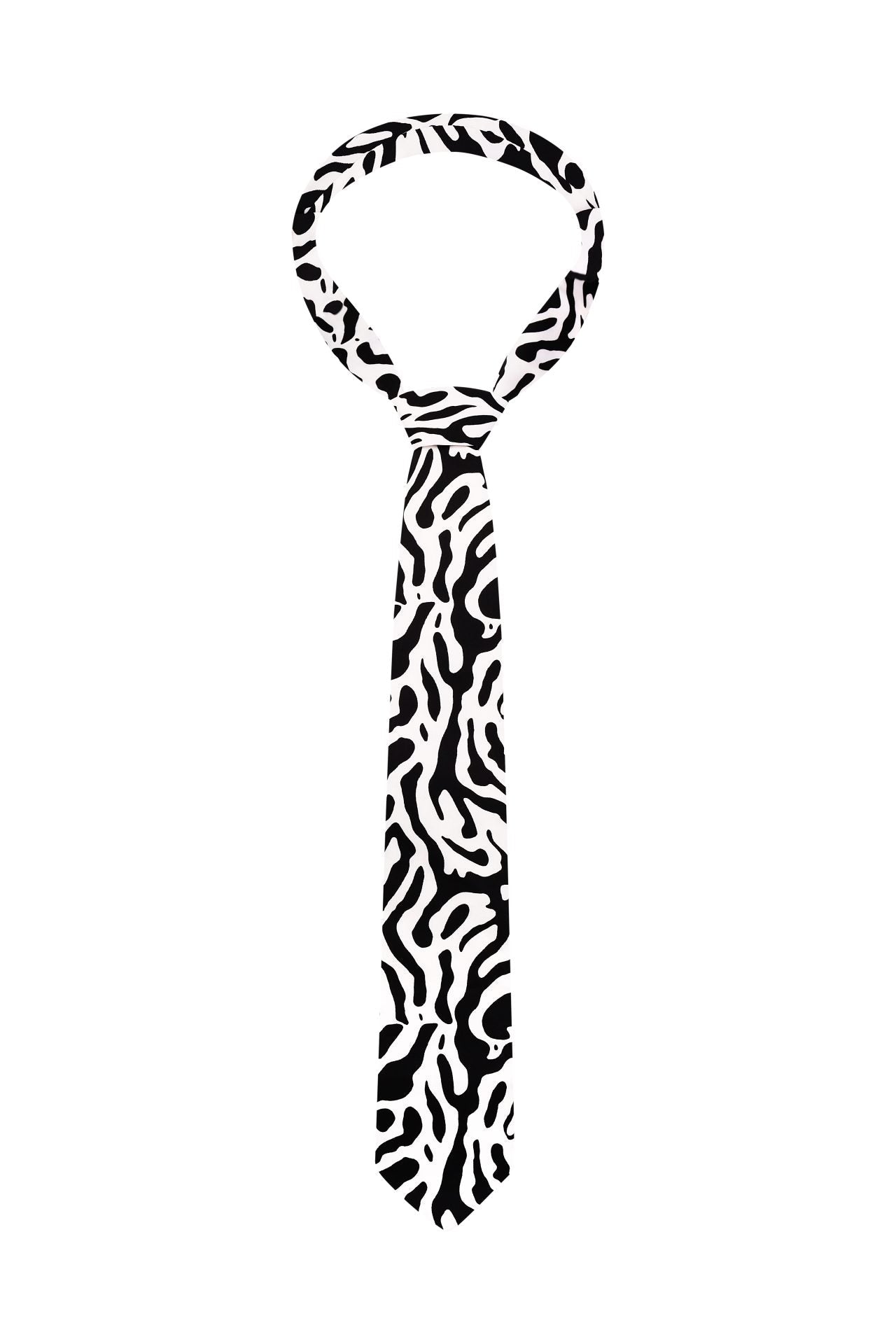 Краватка з анімалістичним принтом, зебра BRU