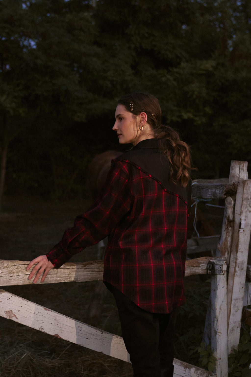 Червона ковбойська сорочка від SIXIEME