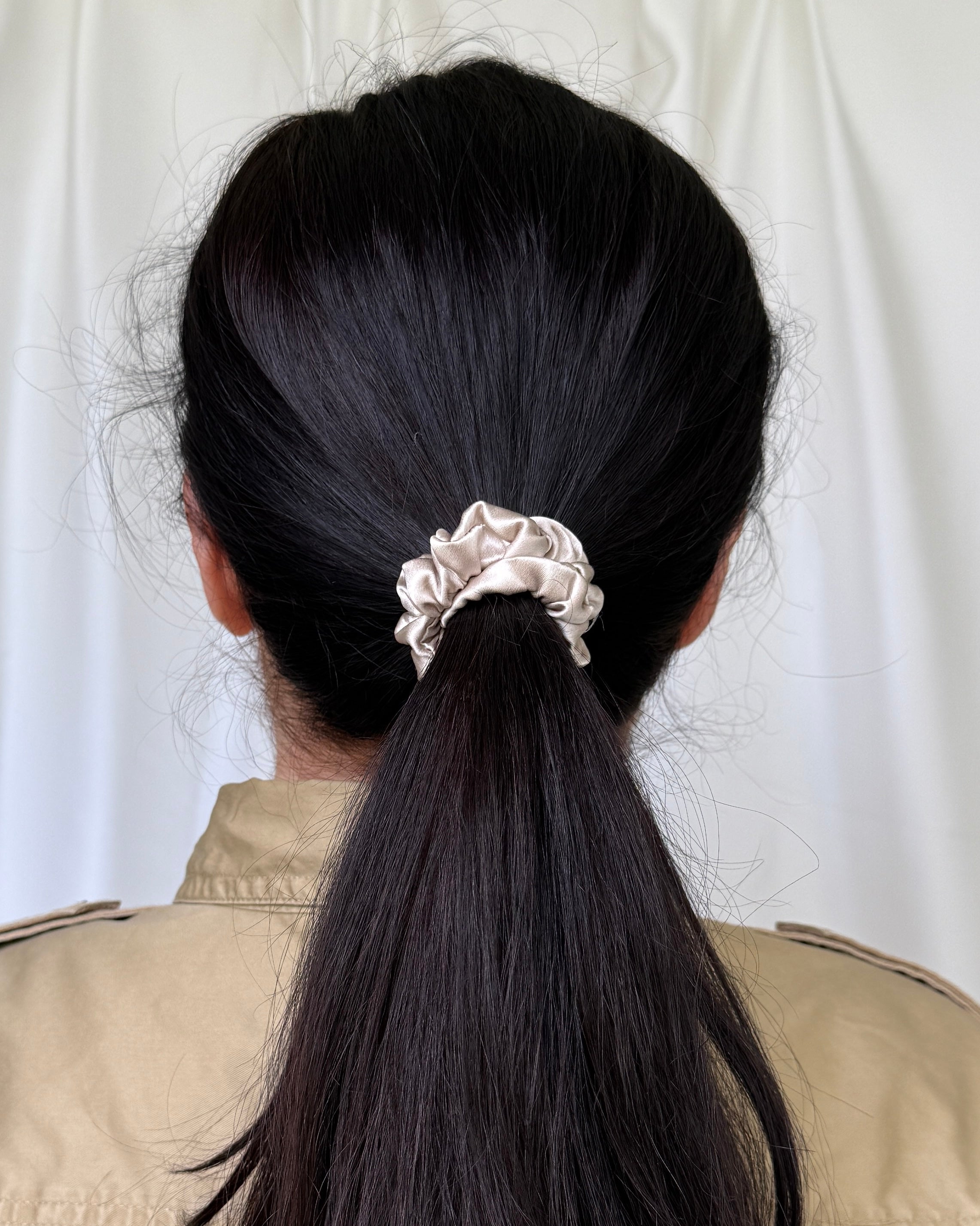 Шовкова резиночка "Класична", багато кольорів, 17-19 момі