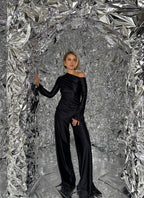 Čierny večerný oblek KA.EL