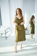 Hodvábne midi šaty Iren od FAYNA