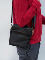 Stredná čierna tehlová taška od GODNO