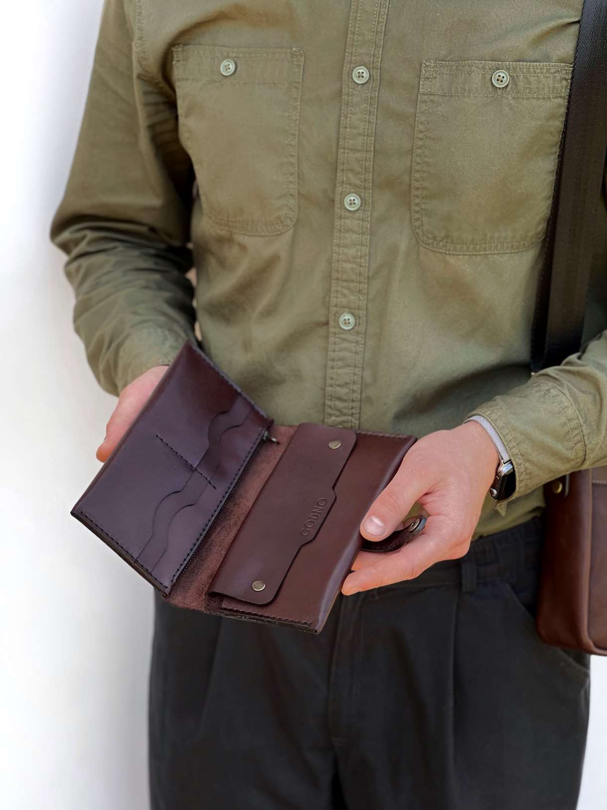 Органайзер Travel book від GODNO - GODNO, Темний шоколад