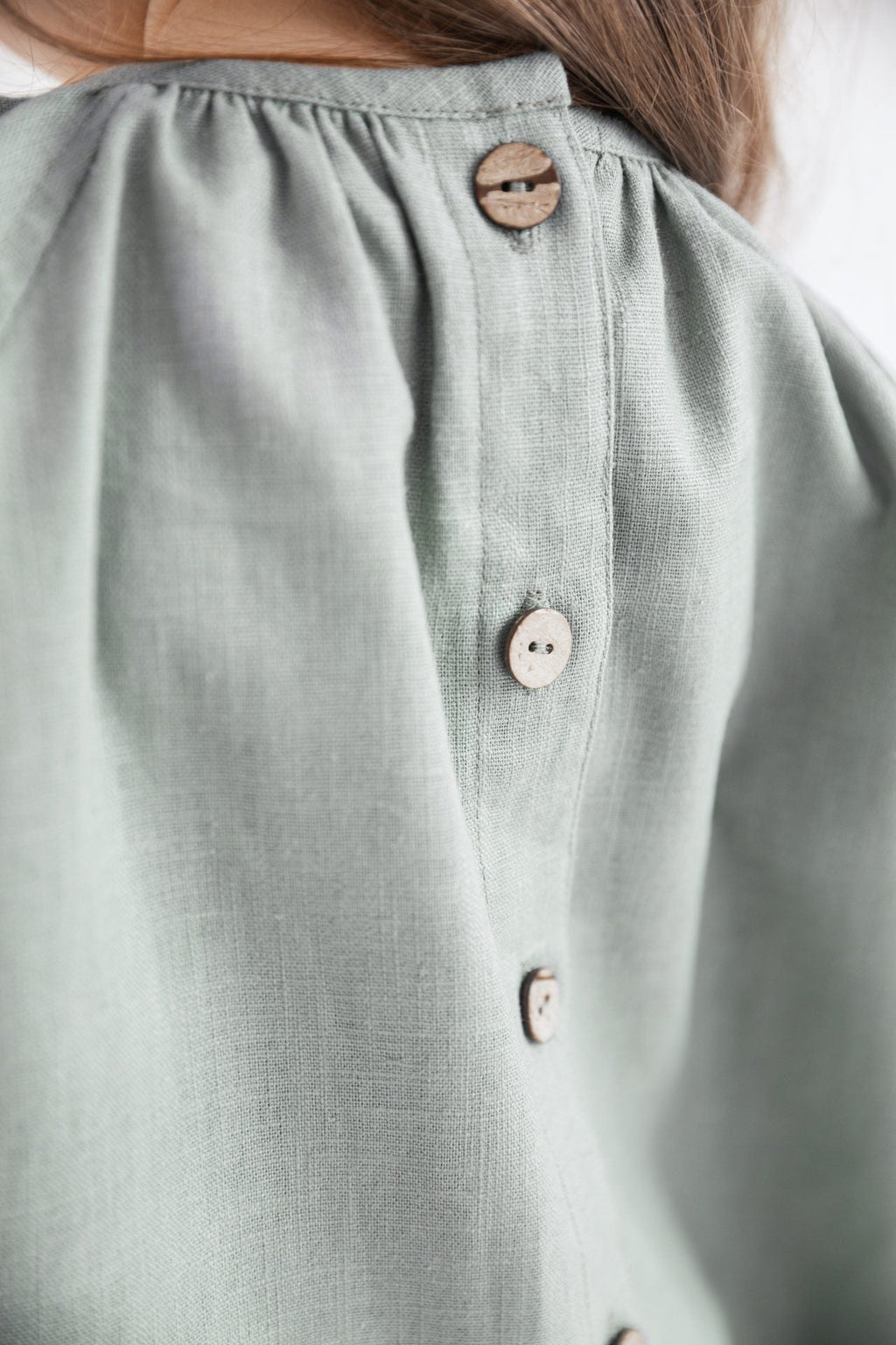 Дитяча сукня "Віра" з кропиви в кольорі "Шавлія" від VIRA APPAREL