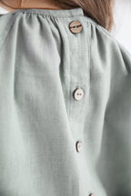 Дитяча сукня "Віра" з кропиви в кольорі "Шавлія" від VIRA APPAREL