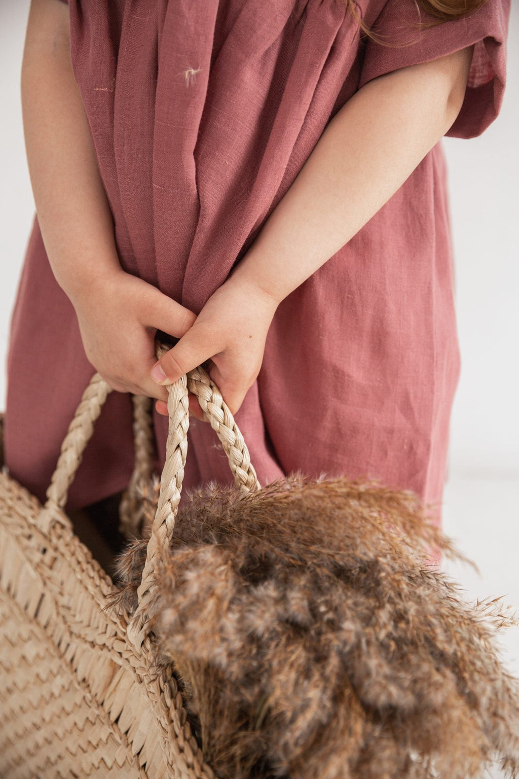 Дитяча сукня Емма з кропиви рожево-бузковий VIRA APPAREL