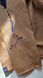 Лонгслів принт по рукаву «Річка Дніпро» чоловічий з куліру Some Urban Monk