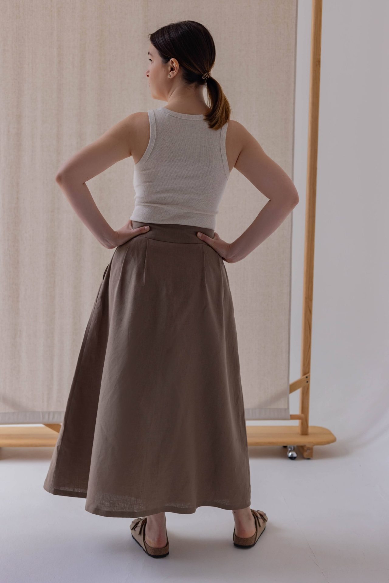 Спідниця жіноча, льон від VIRA APPAREL